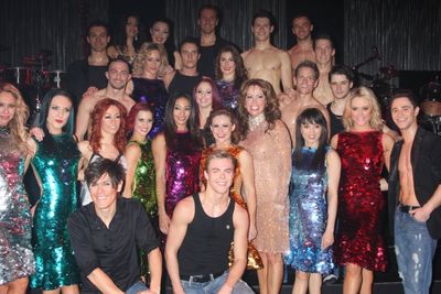 Derek Hough and the Cast of BURN THE FLOOR Photo